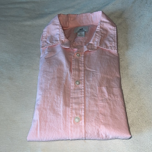 H&M Short Sleeve Button Down Shirt Size Small - Picture 1 of 5